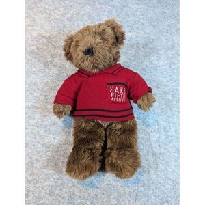 VTG Saks Fifth Avenue Teddy‎ Bear Plush 1997